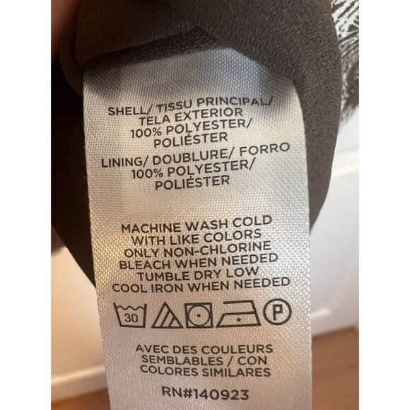 ANN TAYLOR LOFT Size XL Brown Open Back Floral Tie Back Swing Blouse Top NWT - Picture 6 of 6